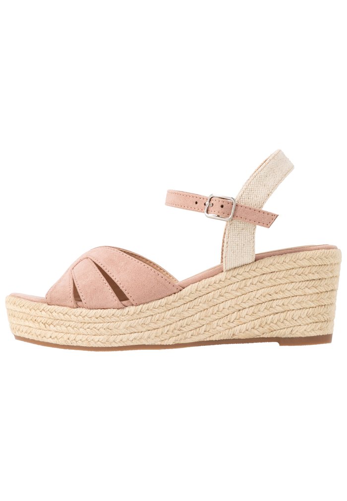 Sandales Anna Field Plateforme Wedge platform Boucle Rose Clair Femme | BFZ-4836787